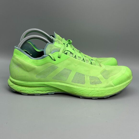Arc'teryx Norvan SL Women's 8 Neon Green Athletic Shoes Lace Low Running Sneaker - Picture 1 of 9